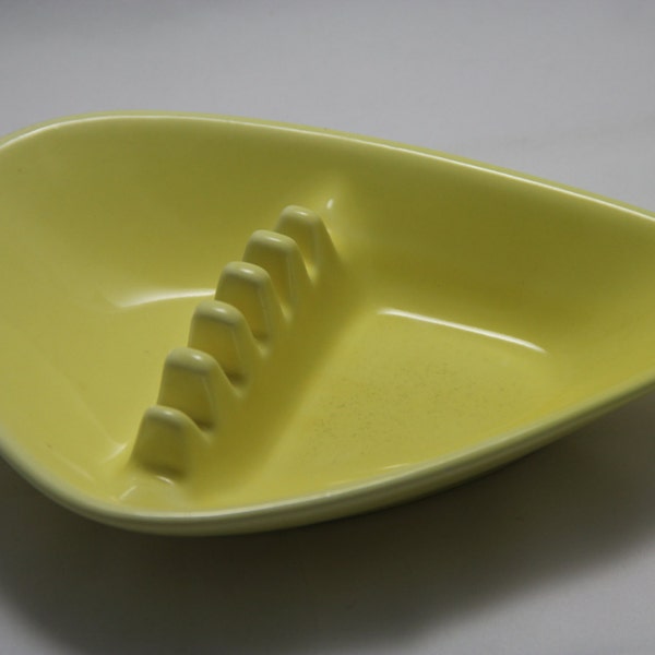 Vintage Yellow Anholt Ashtray Ceramic PAT-2352756 Denver, CO