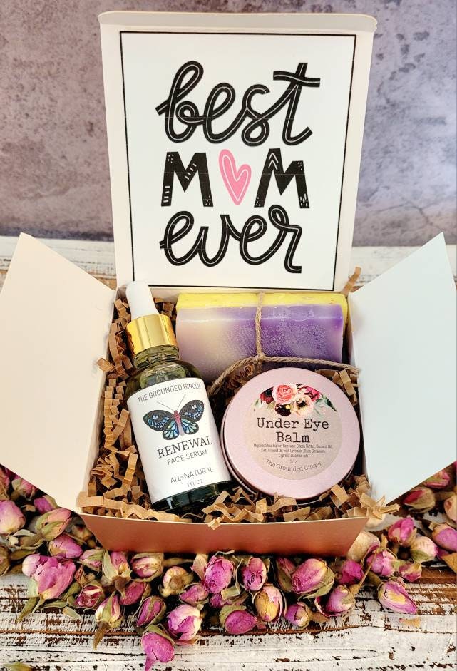  PULOTE Mother's Day Gifts for Mom - Relaxing Spa Gift Box For  Wife, Mom, Sister, Best Friend - Unique Happy Birthday Bath Set Gift Ideas  - Gift Boxes For Women 