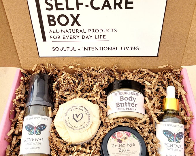 Self Care Gift Box || Organic Skincare Gift Box || Mother's Day Gift  || All Natural Skincare || Gift Box for Her || Natural Skin Care