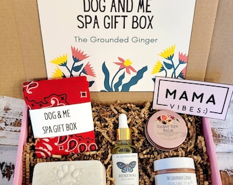 Dog Mom Mothers DayGift || Mothers Day Spa Gift Box || Dog Mom Gift || Dog Shampoo || Gifts for Her || Dog Lover Gift || Gift Box for Her