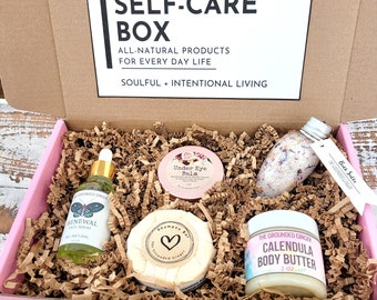 Self Care Gift || Organic Skincare Kit || Christmas Gift for Her || All Natural Skincare || Gift Box for Her || Natural Skin Care Products