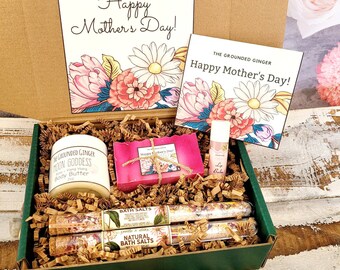 Gift Box for Women || Mother's Day Spa Gift Box || Spa Skincare Kit || Self-Care || Organic Skin Care || Gift Box for Her || Under 30
