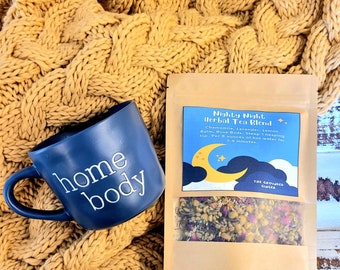 Herbal Tea Gift Box || Self-Care || Organic Tea Blend || Sleep Tea Blend || Botanical Tea || Gift Under 25 || Loose Tea || Holiday  Tea Gift