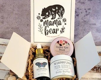 Mother's Day Spa Gift Box ||Gift for Her || Mom Gift || Self Care Gift || Mama Bear Gift || Spa Gift Box || Gift for Mom || Gift Under 25