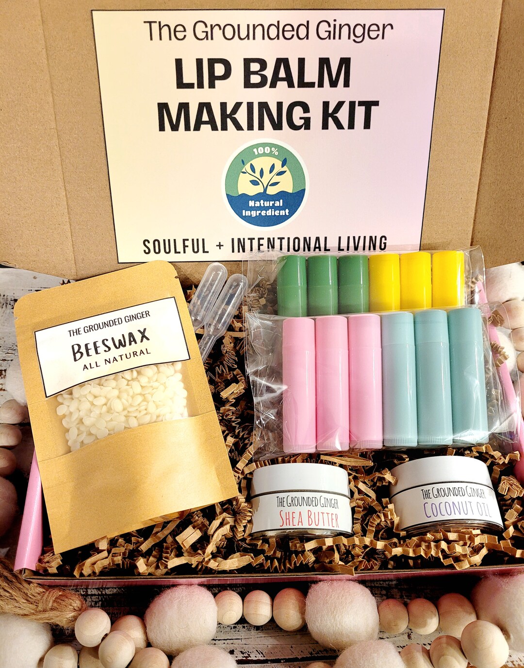 Lip Balm Making Kit DIY Lip Balm Kit Natural Lip Balm Etsy