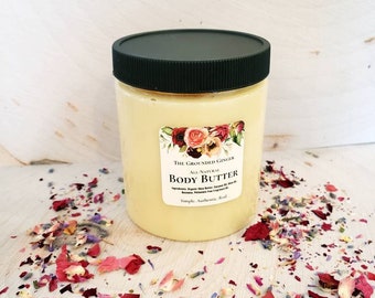 Organic Body Butter || Sensitive Skin || Unscented || Bath and Body || Natural Body Butter || Gift Under 25 || Self-Care || Beauty Gift