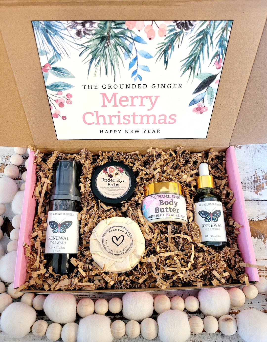 Self Care Gift Box Organic Skincare Gift Box Christmas Gift for Her All