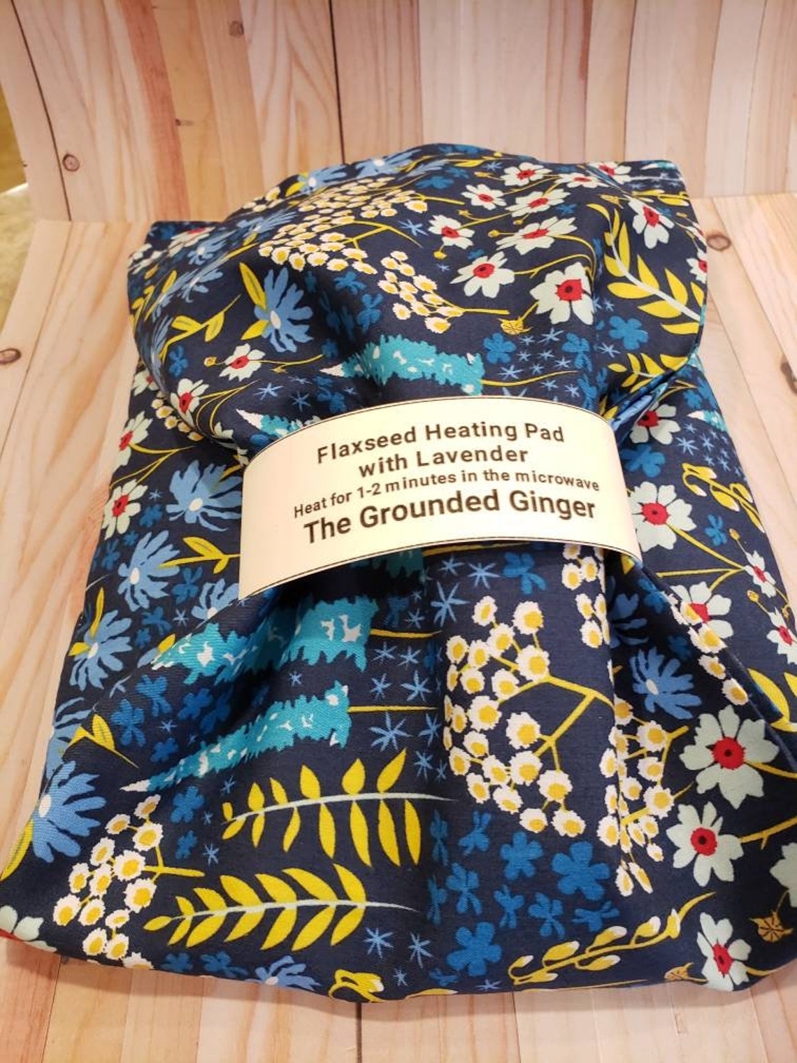 Flaxseed Heating Pad Heating Pad Lavender Flaxseed Etsy