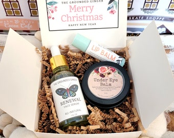 Gift For Her || Organic Skincare Gift || Self-Care Gift || Personalized Spa Gift Box || Organic Skin Care || All Natural || Gift Under 25