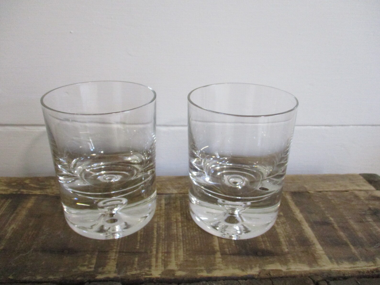 Vintage Krosno Poland Whisky Taster Glasses x 2 Etsy