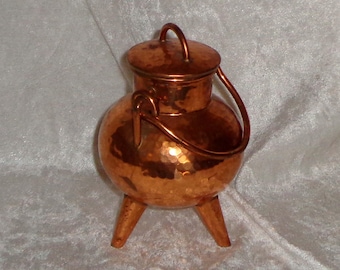 Copperplate decorative Cauldron – Small Trinket Dish, Altar Decor (12cm)