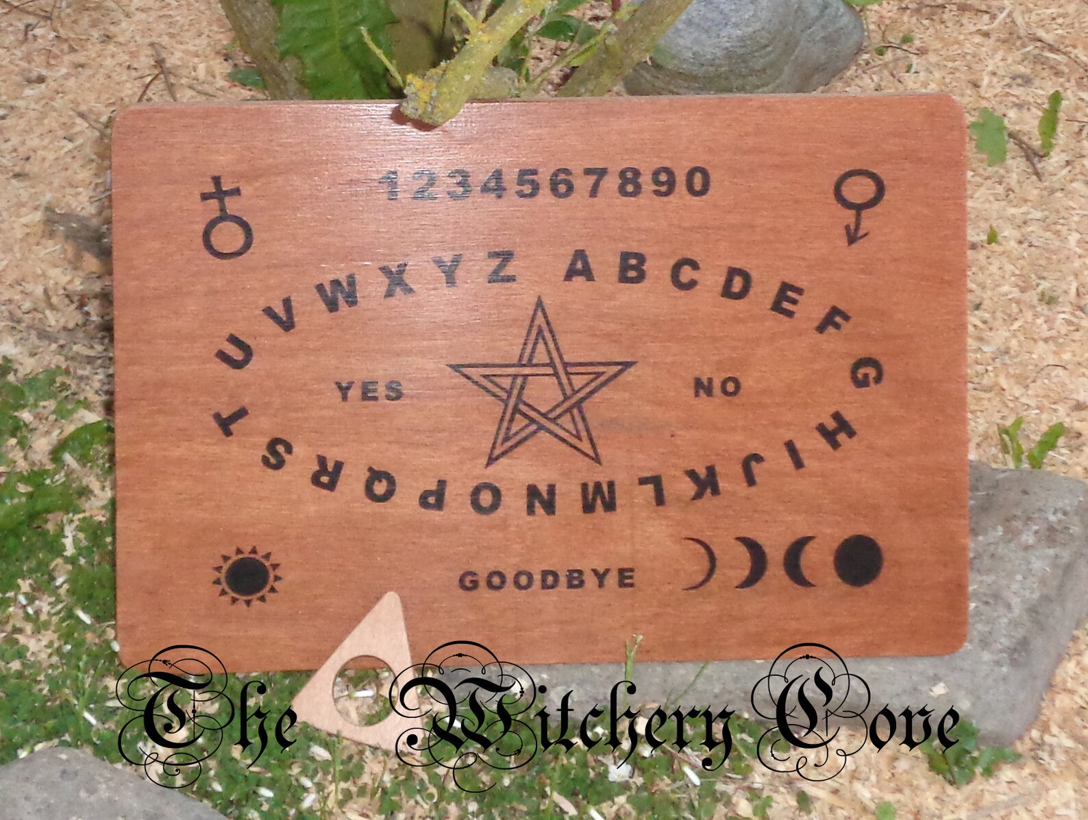 Handmade Spirit Board With Planchette Ouija Board Talking Etsy