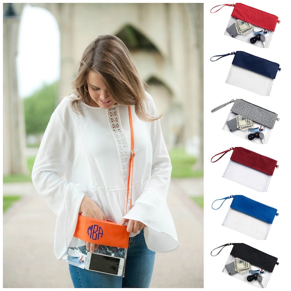 clear stadium bag monogram