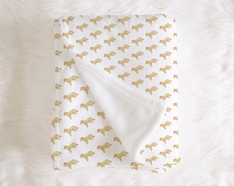 Golden Retriever Baby Blanket, Golden Swaddle, Dog Baby Gift, Newborn Golden Retriever Gift, Baby Shower Gift, Dog Lover Baby Gift Golden