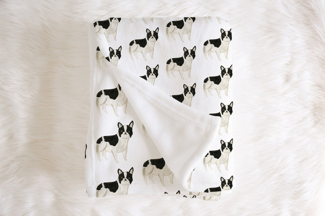 French Bulldog Baby Blanket Frenchie Swaddle Frenchie Baby Etsy