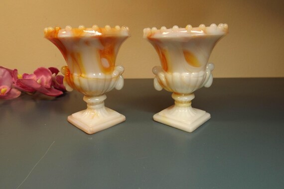 Vintage Pair Vases By Vogue Merc Company In Nyc Gift Idea Etsy