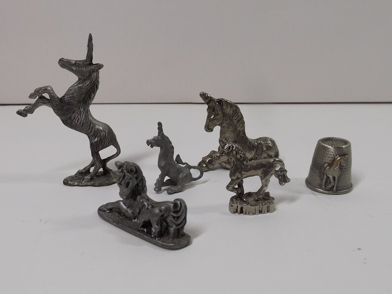 tiny pewter figurines