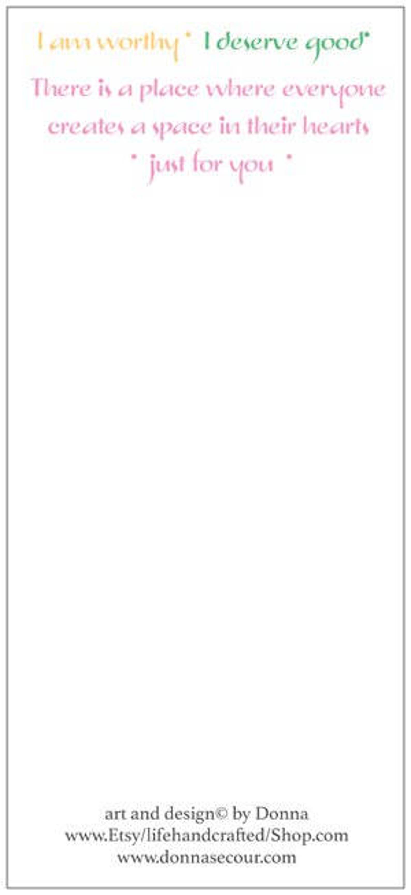 Inspirational Keepsake Card With Quote Encouragement Card Etsy