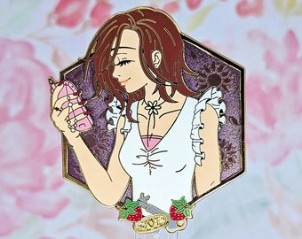 Pin esmaltado de princesa a la moda