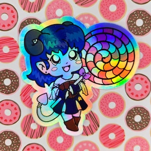 Holographic Jester Critical Role 3&quot; Vinyl Sticker