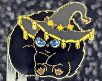 Brimmed Hat Brushbuddy Enamel Pin