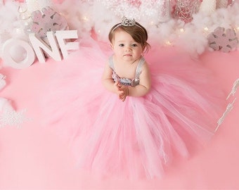 white first birthday dress