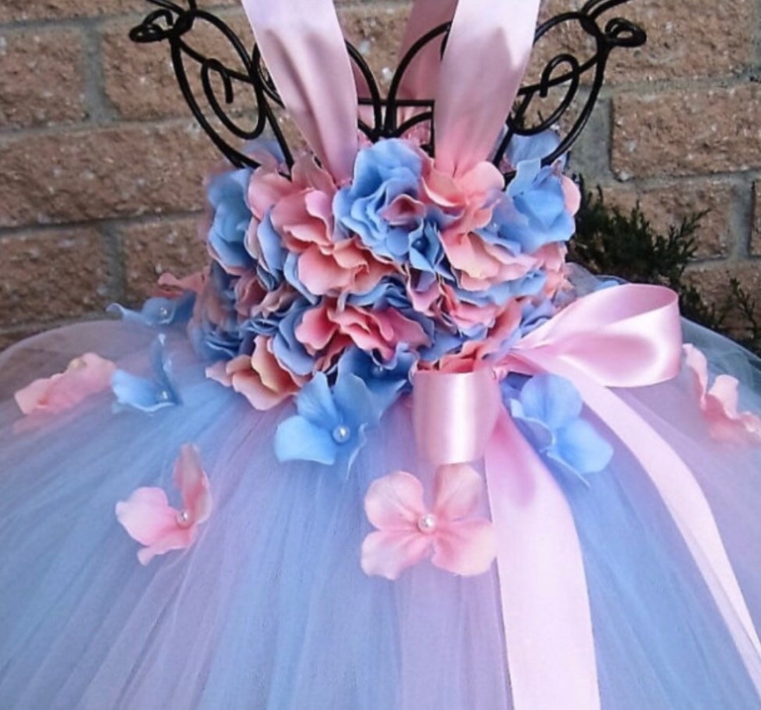 Pink and Blue Tutu Dress Smash Cake Tutu Dressphoto Prop - Etsy