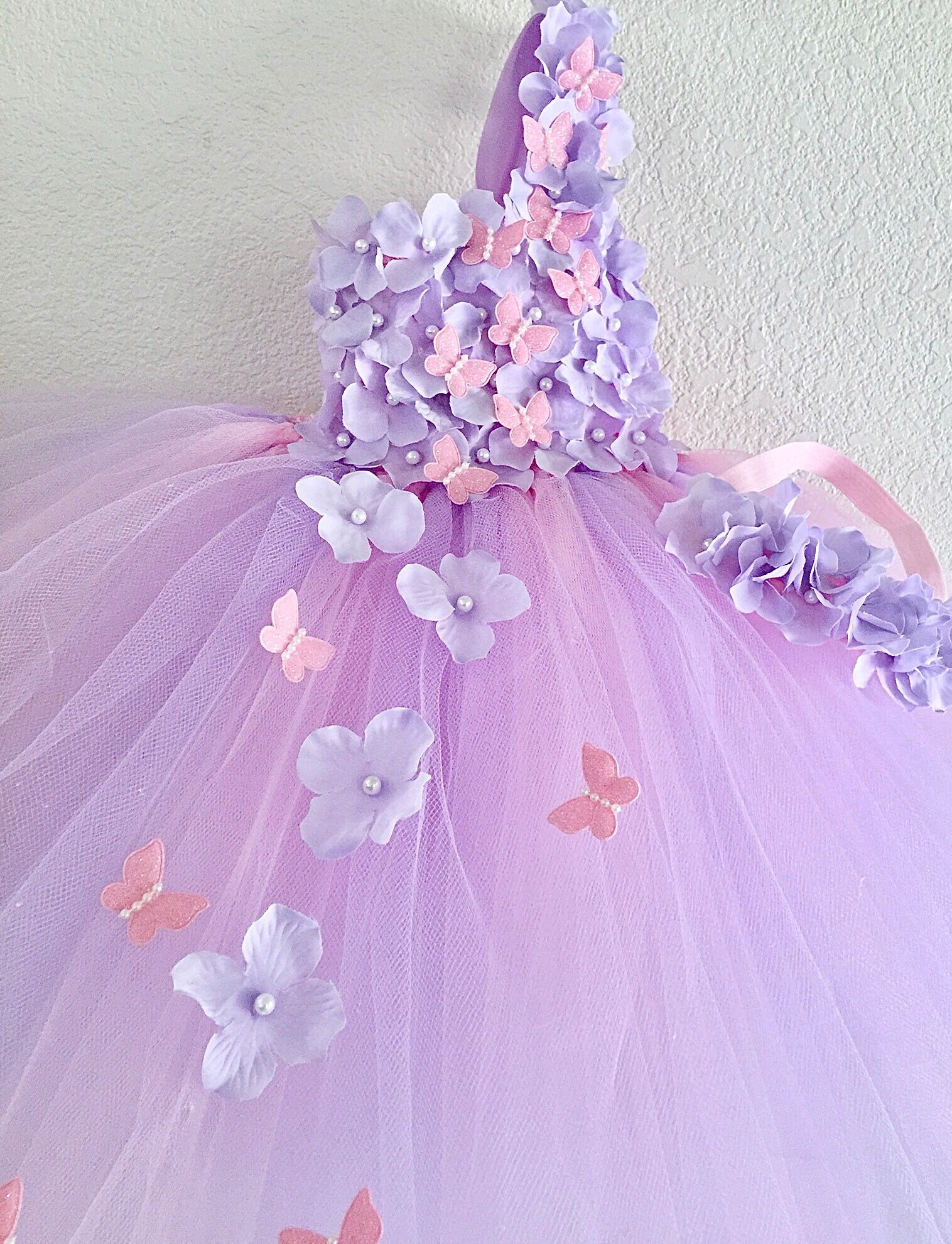 Dress - Sunflower Purple Tulle - Crazy Cute Bowtique