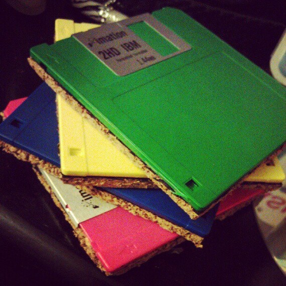 Items similar to Floppy Disk Coaster on Etsy