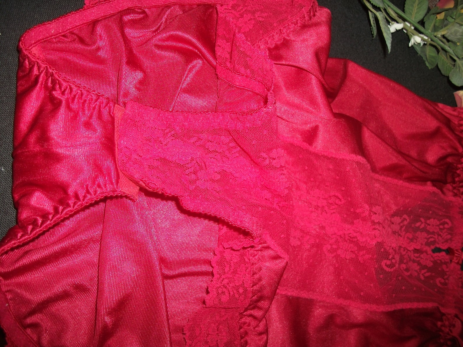 Vtg Silky Shiny Chantilly Lace Frosted Soft Sexy Teddie - Etsy