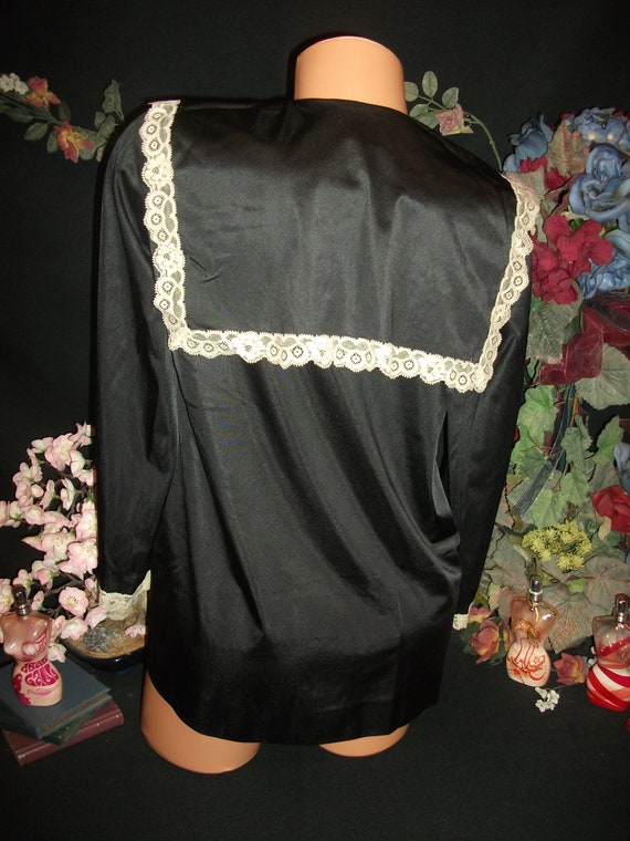 Vtg Silky 50S fine silky Dressing Robe Bed Robe N… - image 8