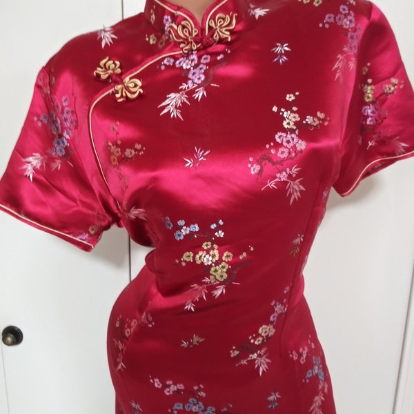 Sexy Dress Women French Retro Vintage Square Collar Waist Office Lady Wine Red Golden Velvet Autumn and Winter Female Clothing
