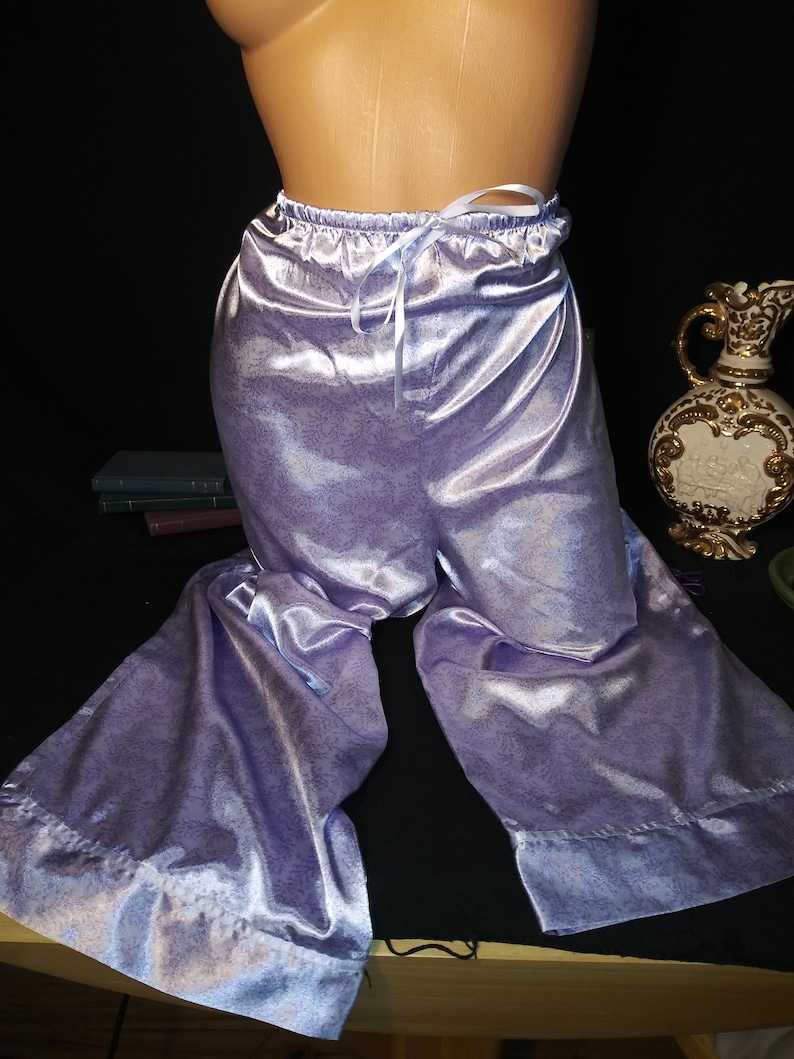 Satin Shiny Capri Pants Short Lingerie Nightie Set Satin Sleek Etsy