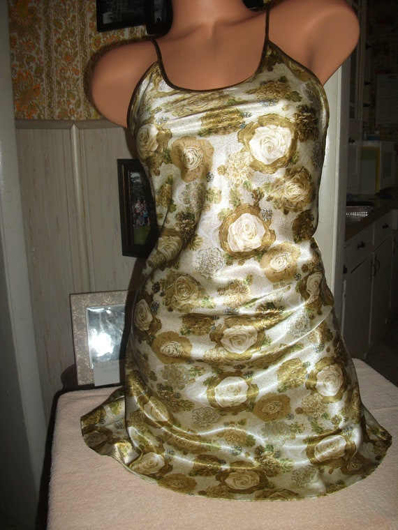 liquid satin nightgown