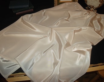 Vtg Satin FARR WEST oily Sleek Luxury Glossy Half Dress Slip Shiny Dress Gown SLip Half Slip Shiny Slip Lingerie L 42"