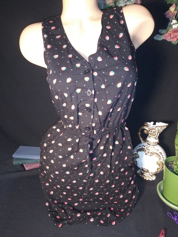 Vtg strawberry dress
