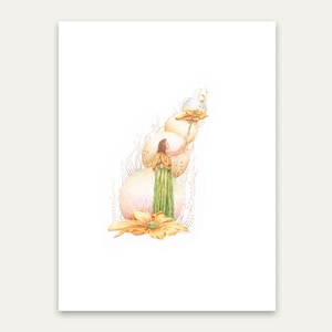 Giclee Fine Art Print - Golden Flower Garden