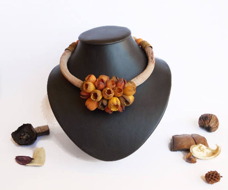 Maxi collana donna fatta a mano torque Unique Statement necklace polymer clay woman handmade pasta polimerica semi-rigida
