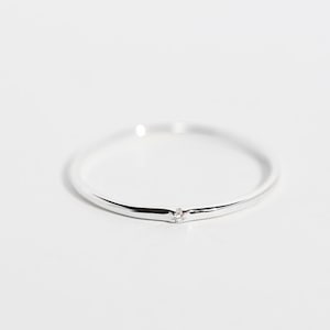 Sirius - 14K White Gold Mini Diamond Ring