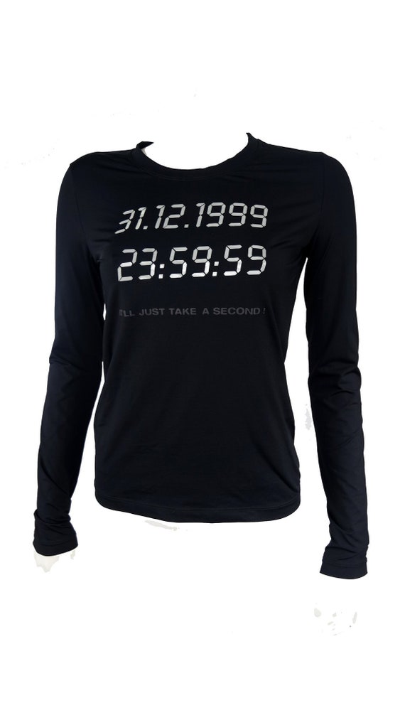 moschino 90s time shirt