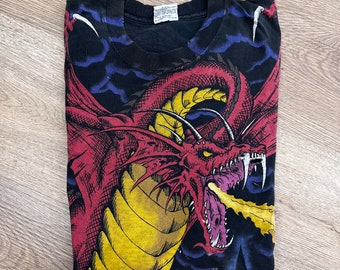 1990s Liquid Blue Dragon tee || XL