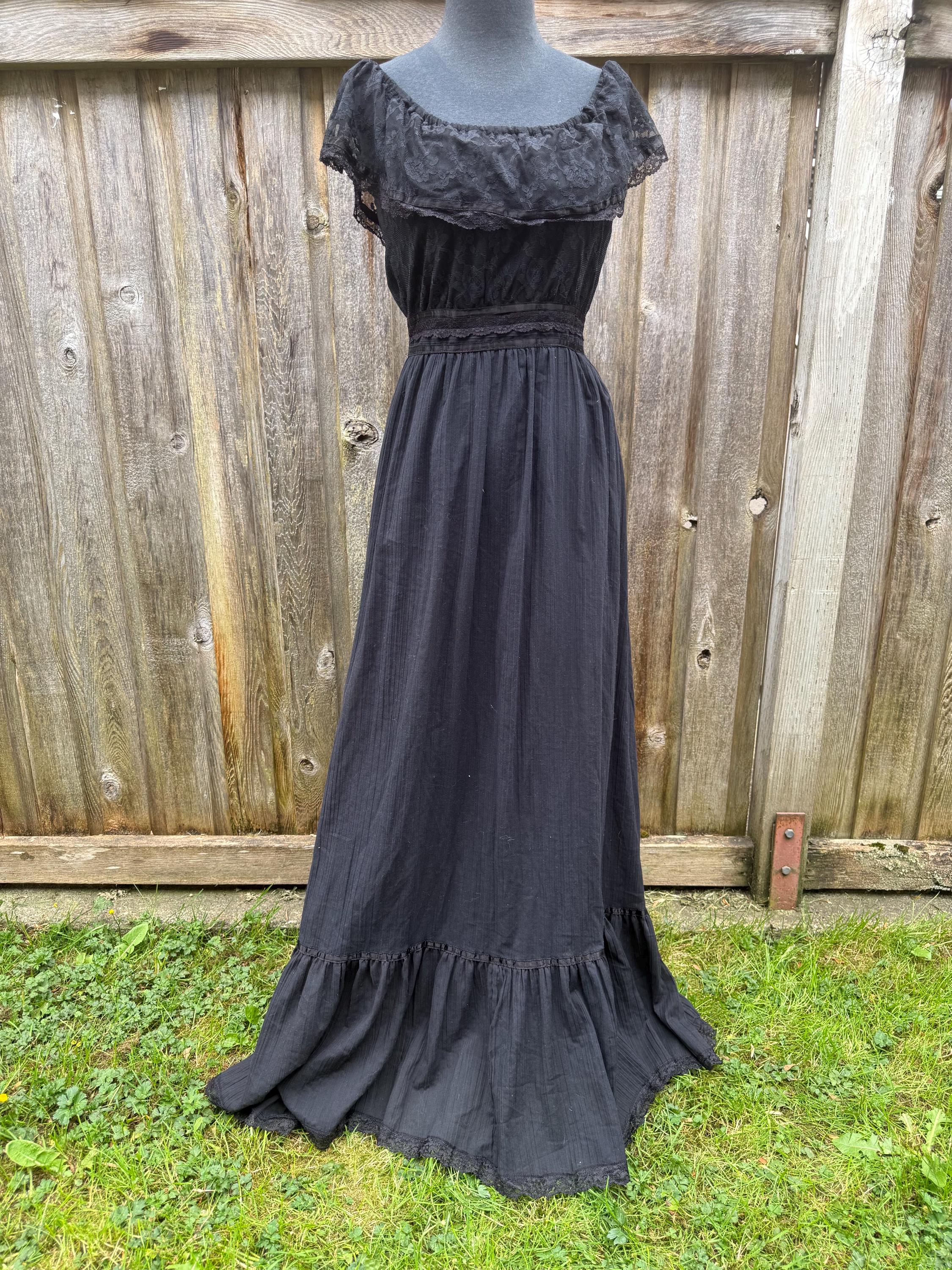 Gunne Sax Black - Etsy