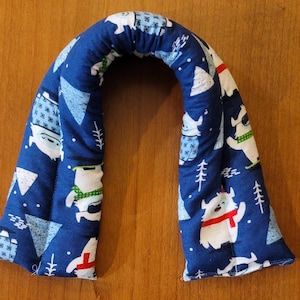 Heating Pad Neck  Wrap Microwavable Christmas Gift Wrapped