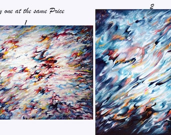 Unico, Moderno, Contemporaneo, Originale CosmicAs, Pittura Tranquillità, Colorato, Bello Universo, Galassia, Paradiso, Arte Harsh Malik