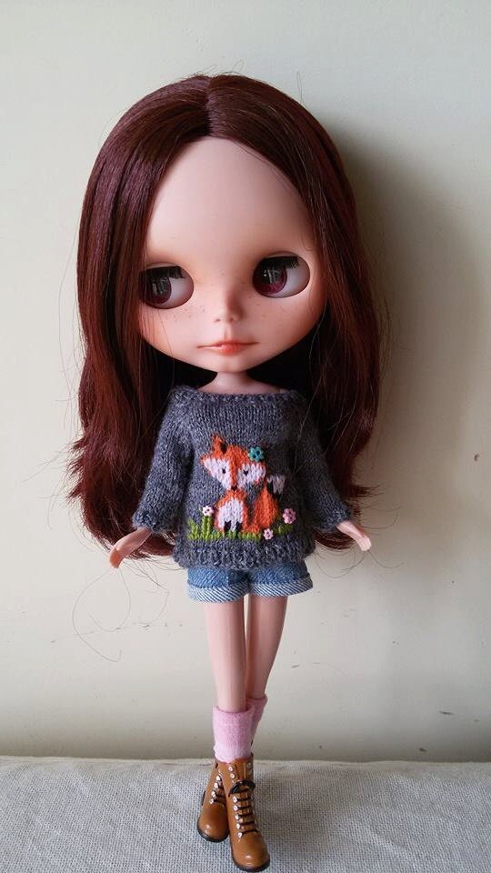Fox Sweater for Blythe,  Middie Blythe, Licca, Pure Neemo Outfit for …