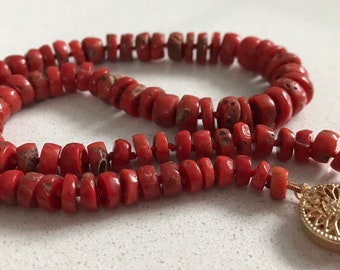 Handmade Coral Necklace