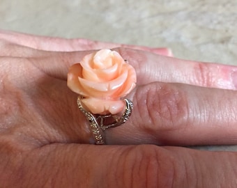 Pink Coral Ring