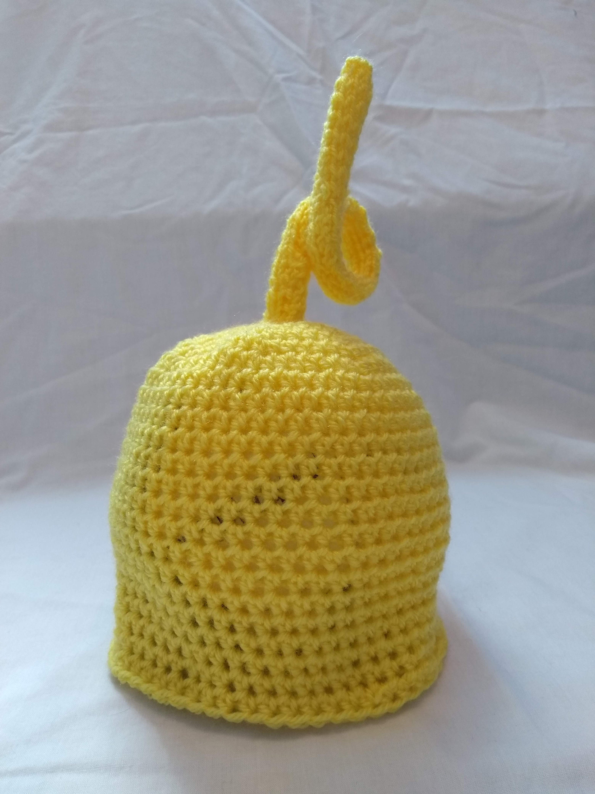 Teletubbies Laa Laa Hand Crochet Beanie Yellow Etsy