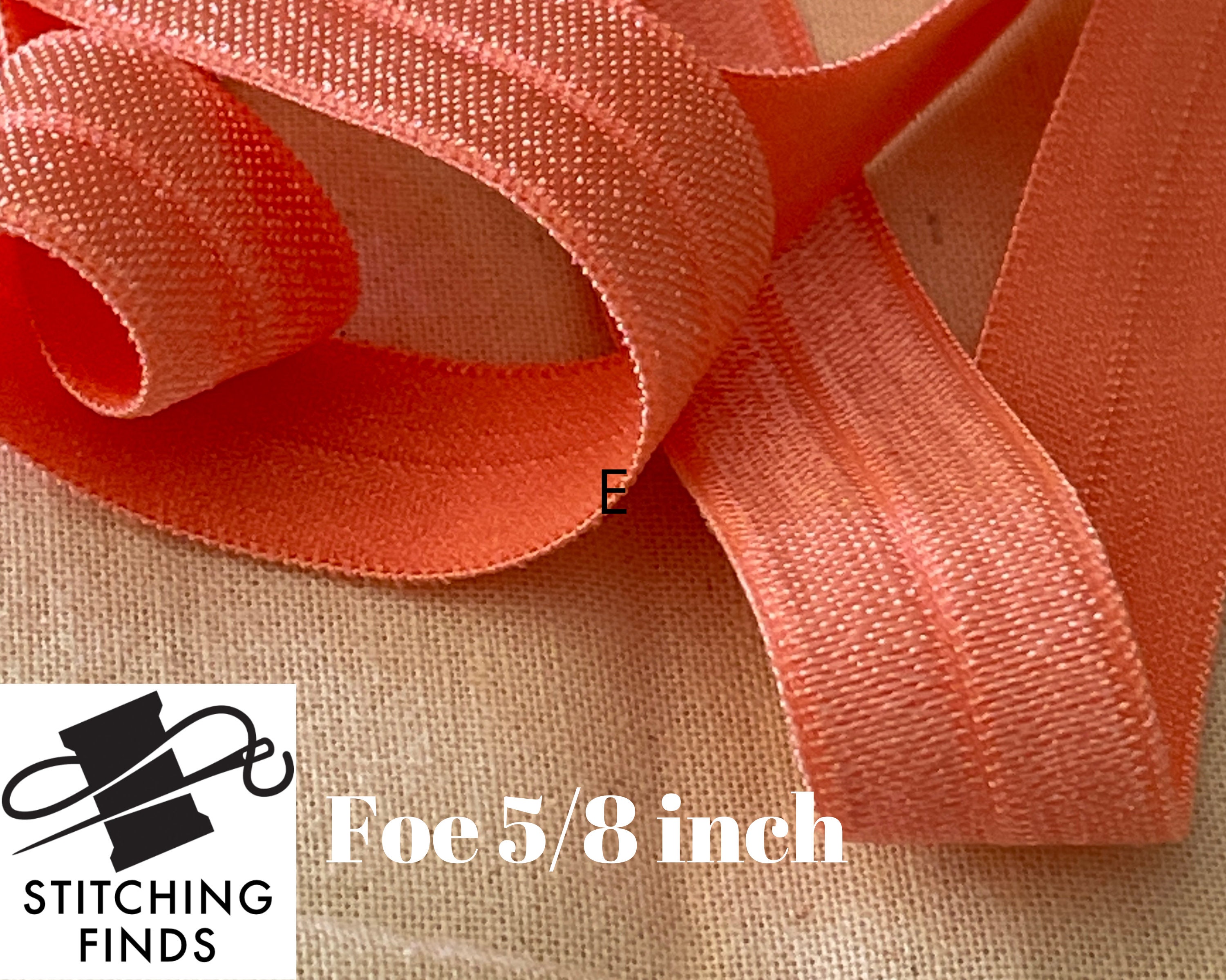 Pink Fold Over Elastic Ribbon 5/8 Wide by the Yard -  Canada