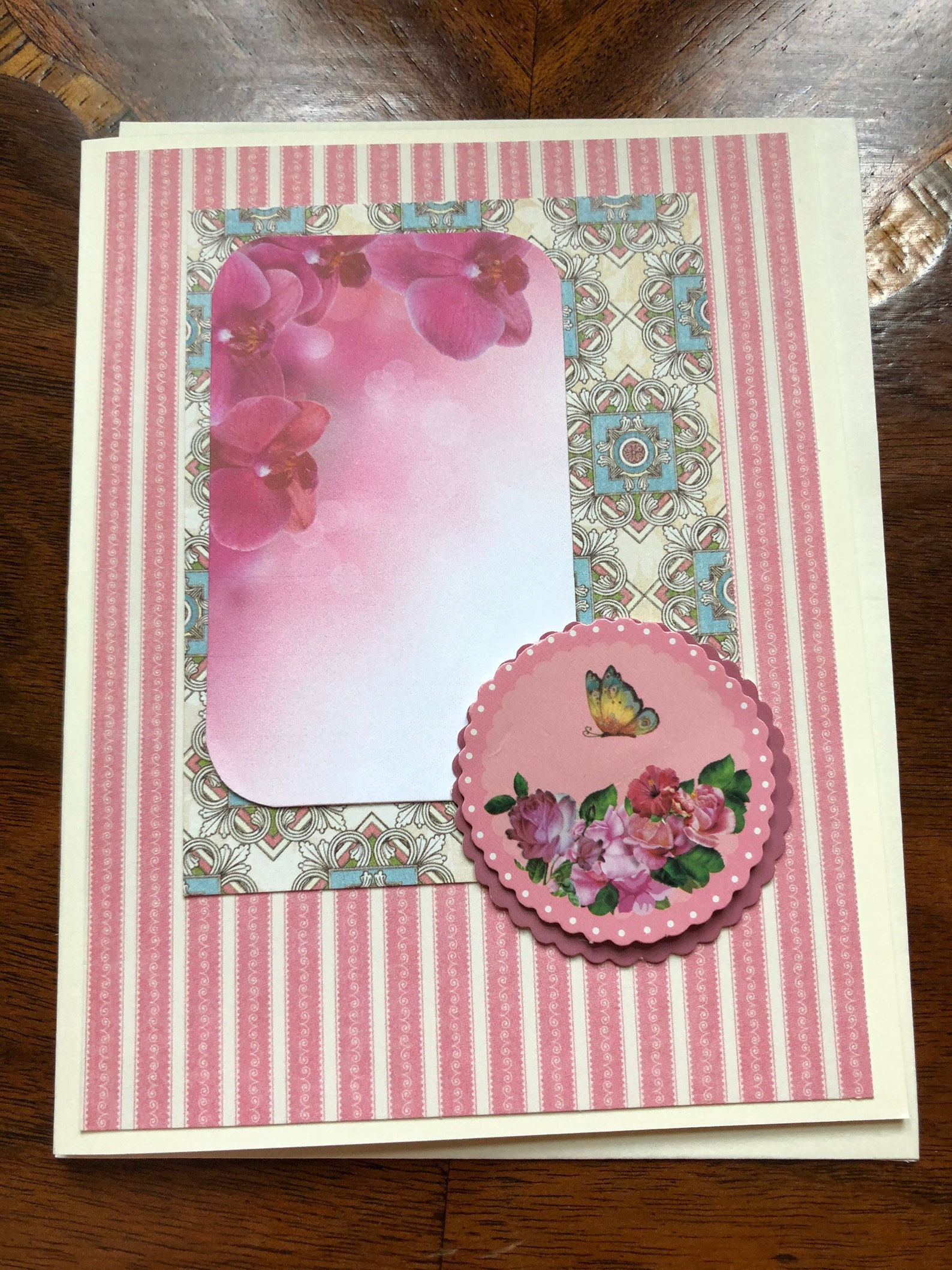 Blank Greeting Card Blank Inside 4.25 x 5.5 Handmade Etsy